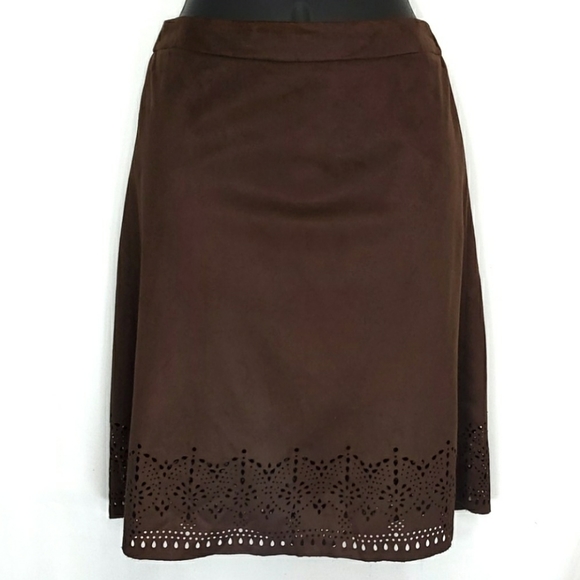Vegan Suede Skirt NWT - Picture 3 of 10